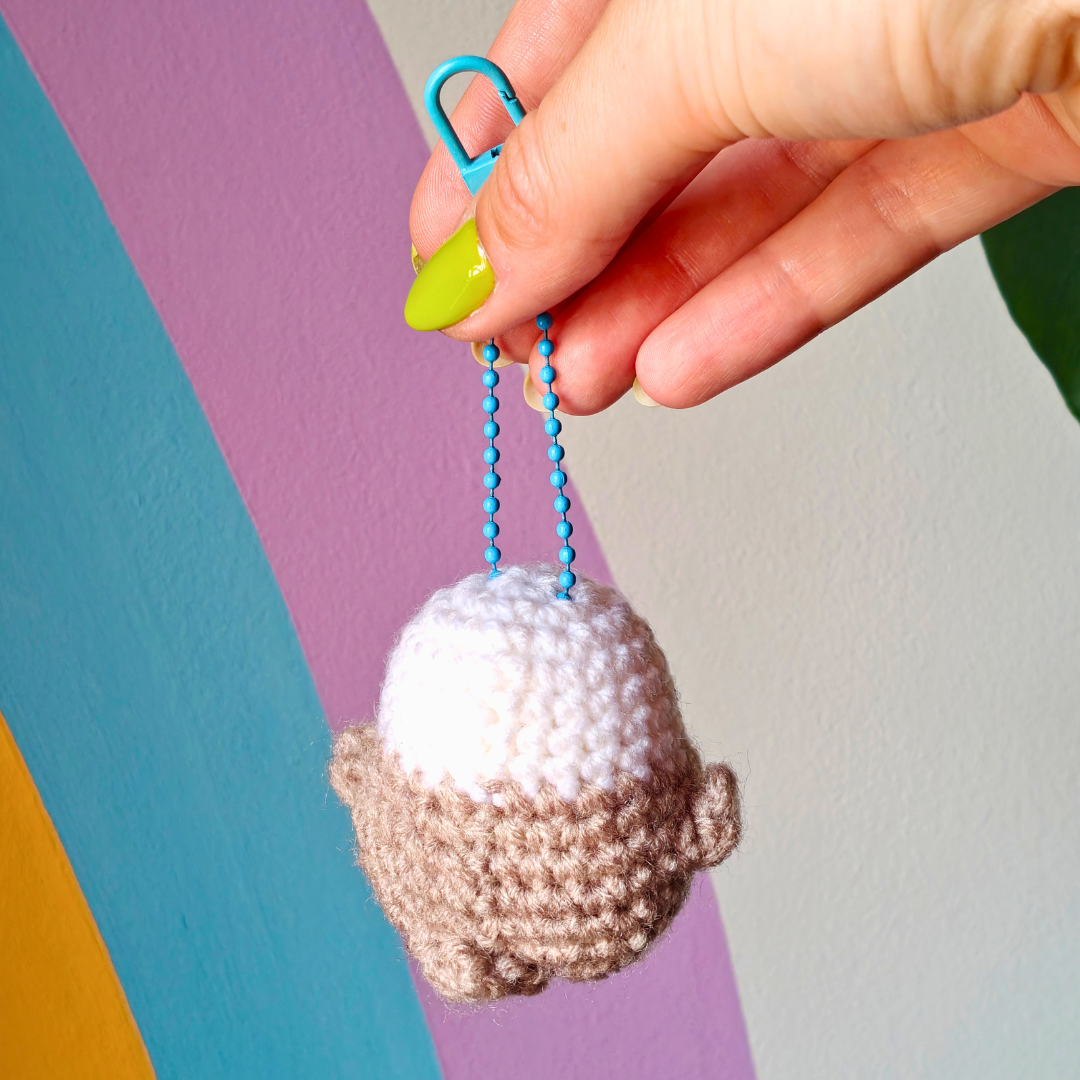 Seagull - Crochet Keychain