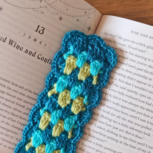 Turtle - Crochet Bookmark
