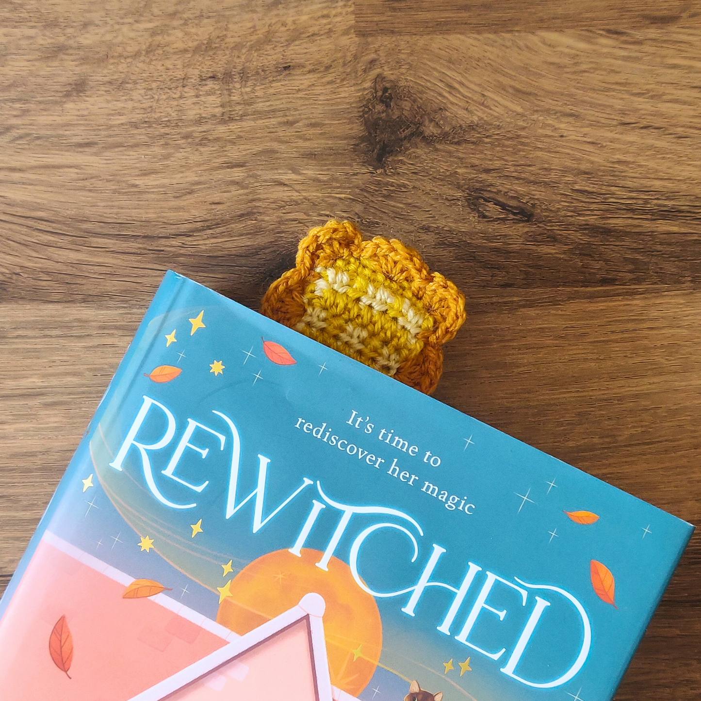 Yellow Gingham - Crochet Bookmark