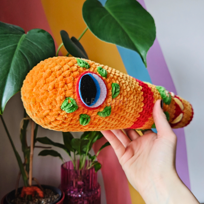 Sweet Treat Party Worm - Crochet Plush Collectable