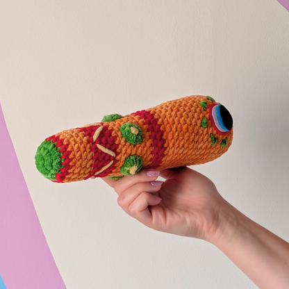 Baby Sweet Treat Party Worm - Crochet Plush Collectable