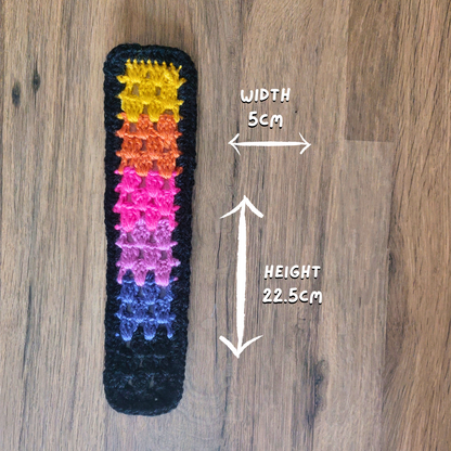 Sunset - Crochet Bookmark