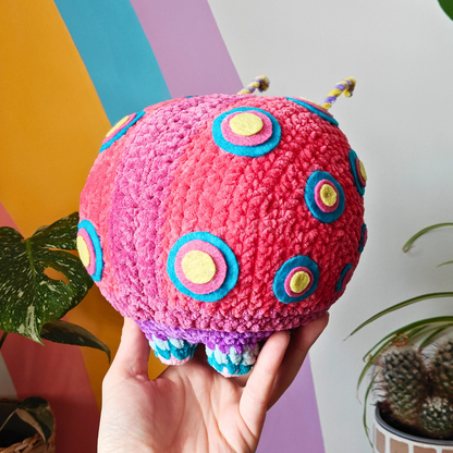 Sweet Treat Party Ladybird - Crochet Plush Collectable