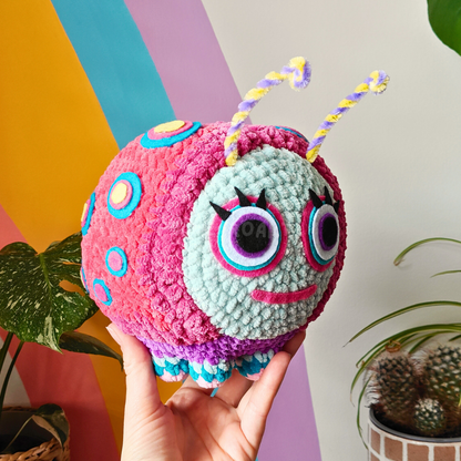 Sweet Treat Party Ladybird - Crochet Plush Collectable