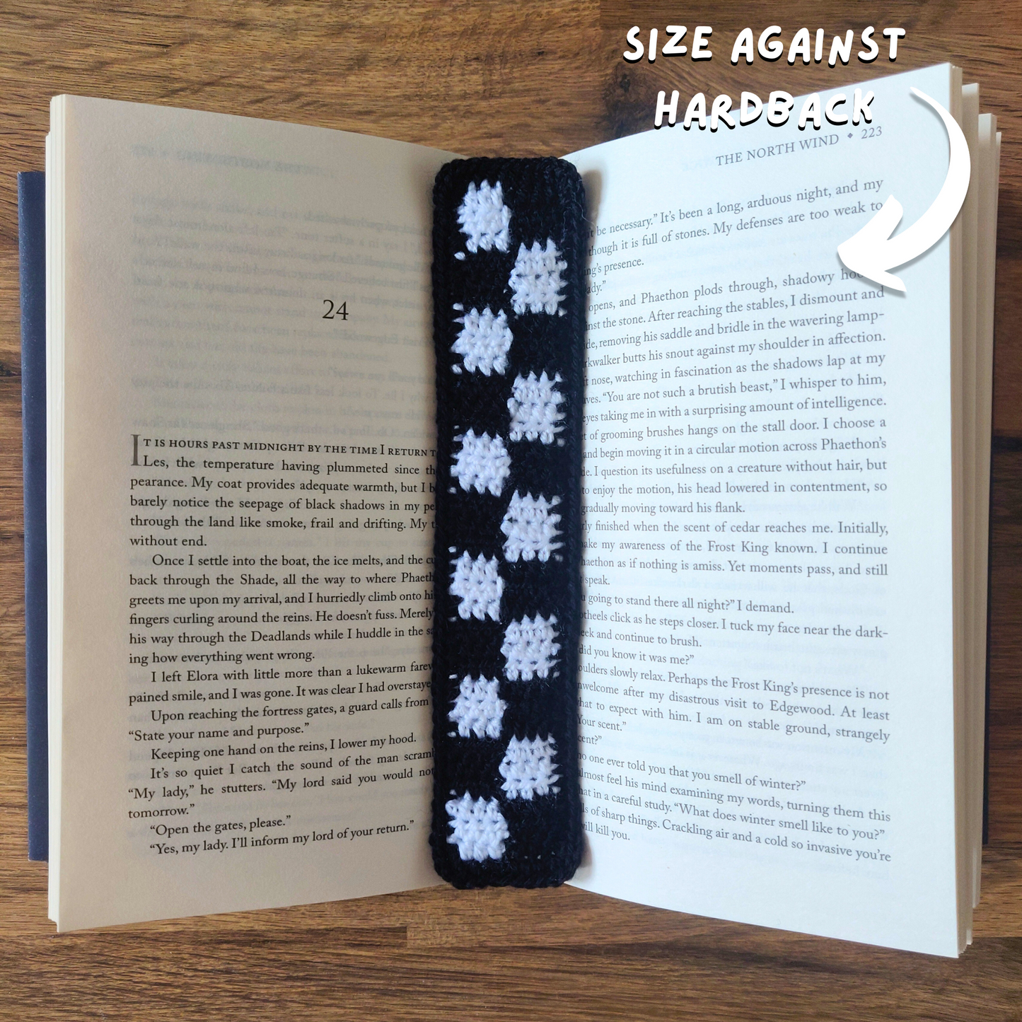 Checkerboard - Crochet Bookmark