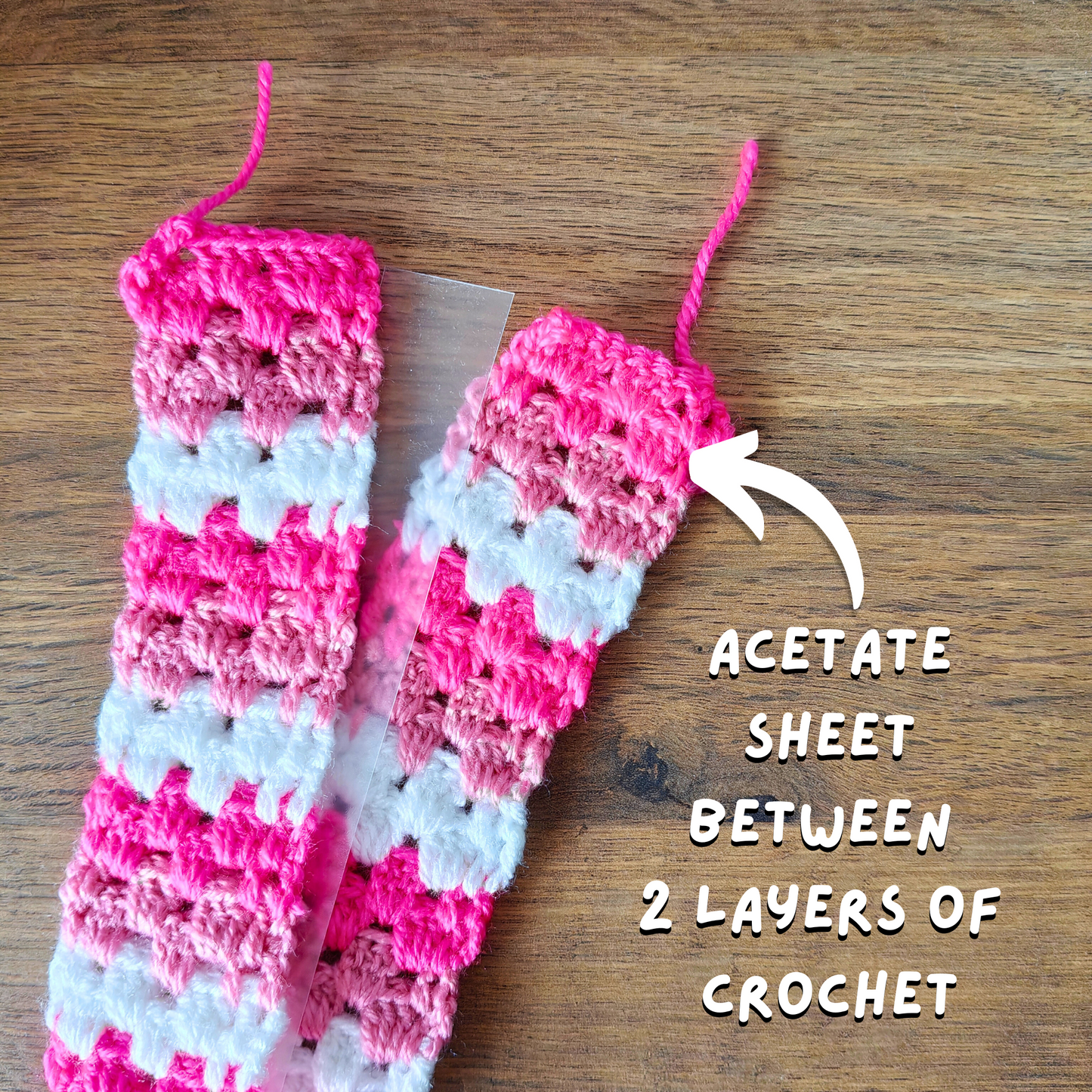 Flower Bed - Crochet Bookmark