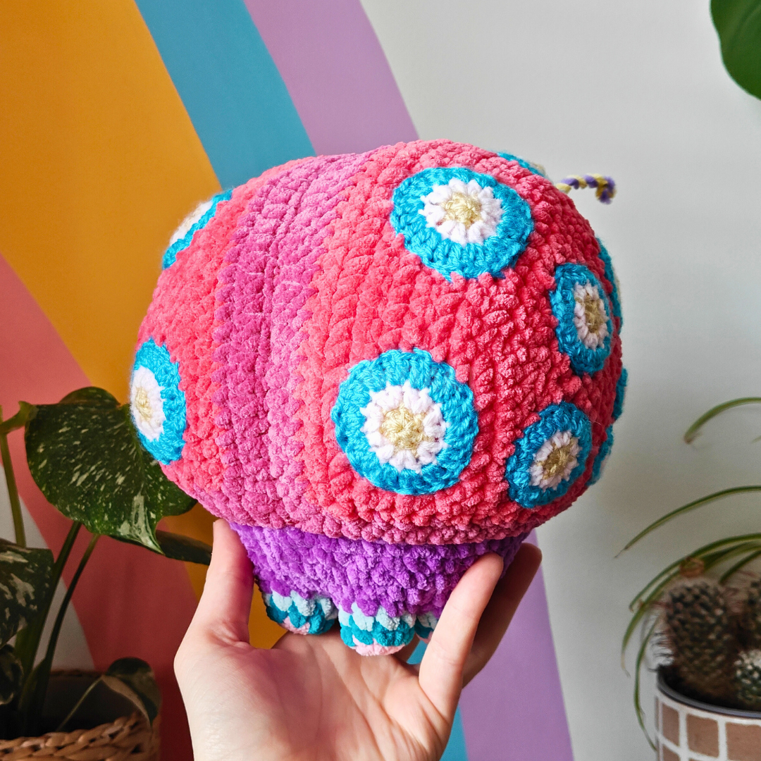 Sweet Treat Party Ladybird - Crochet Plush Collectable