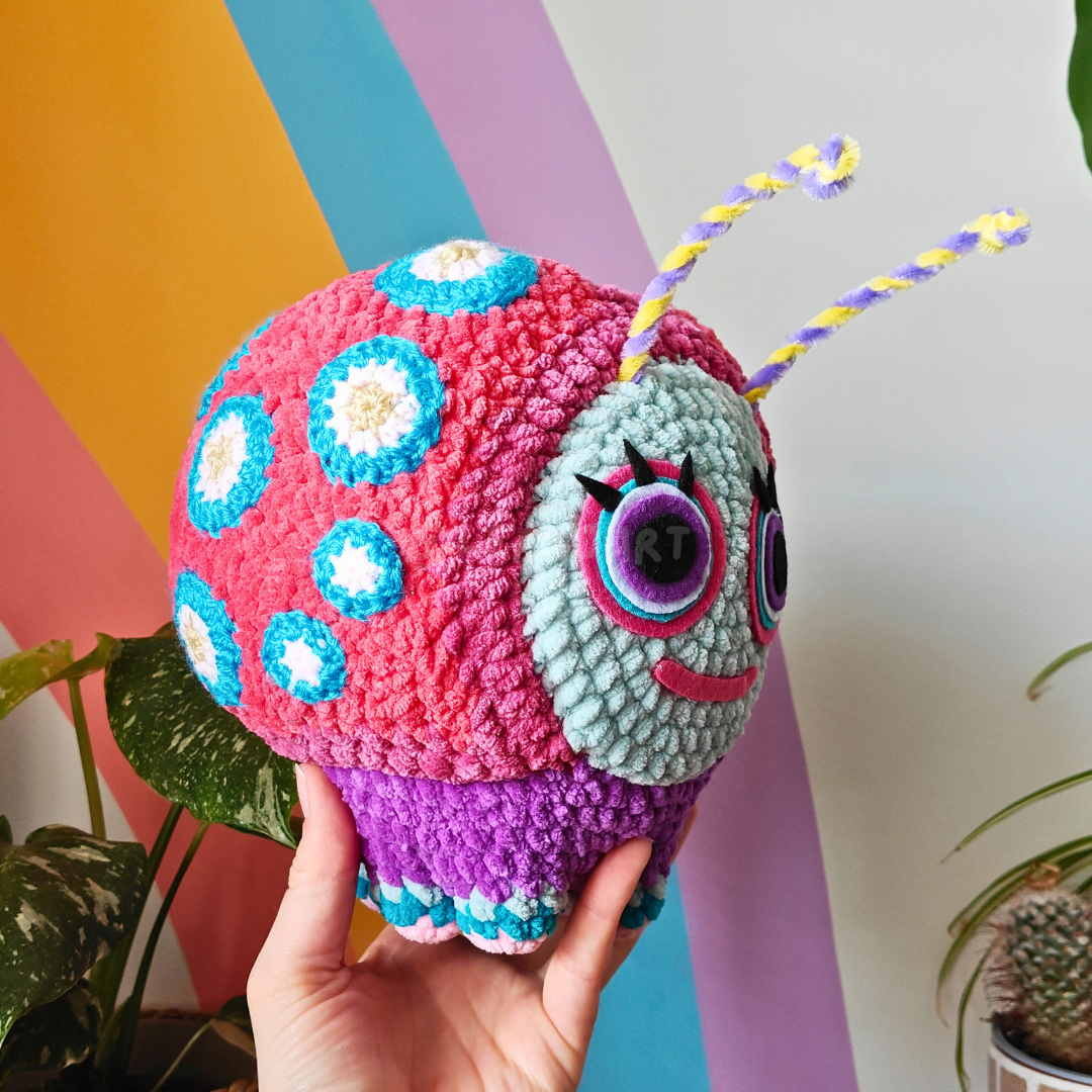 Sweet Treat Party Ladybird - Crochet Plush Collectable