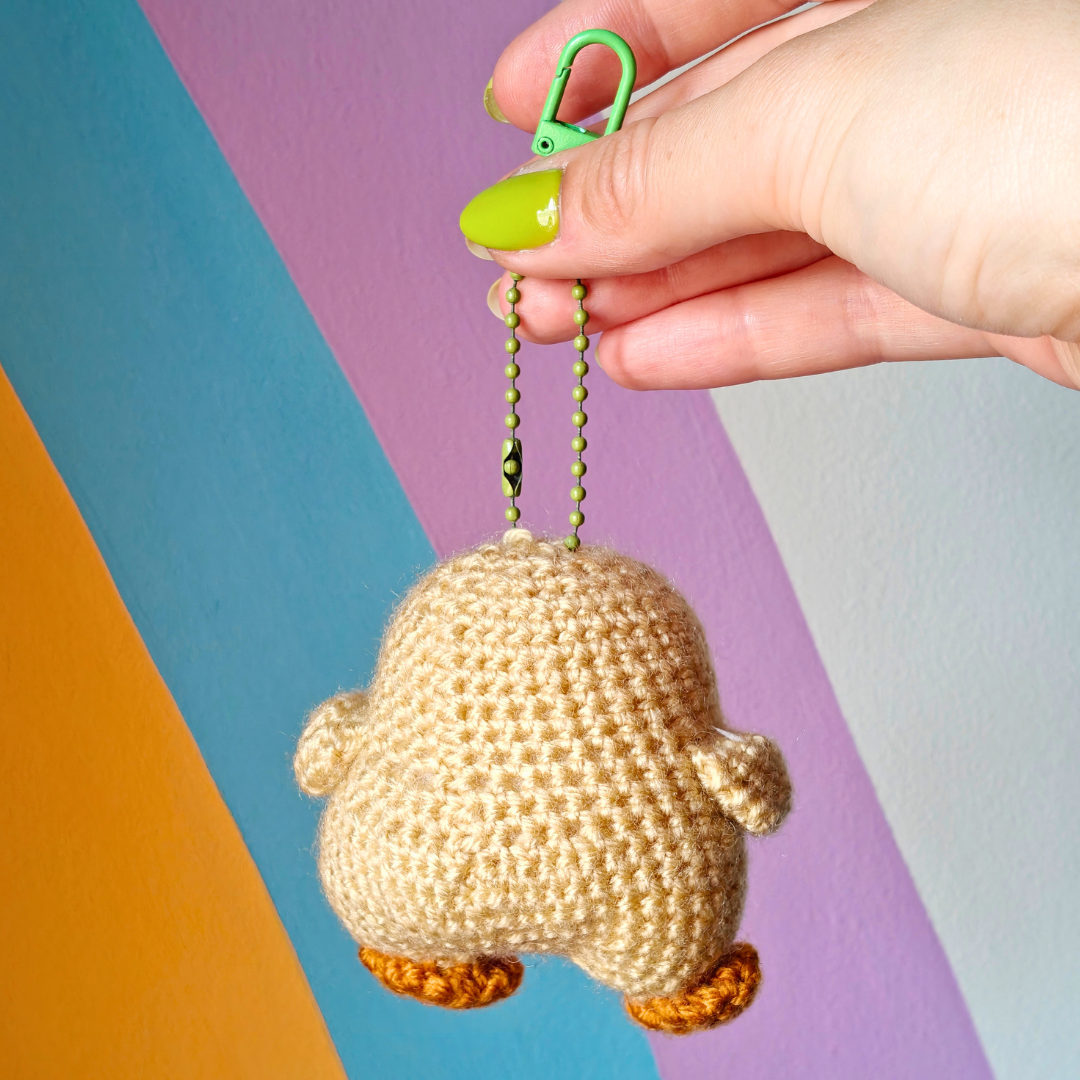 Duckling - Chunky Crochet Keychain