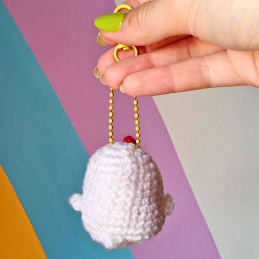 Chicken - Crochet Keychain