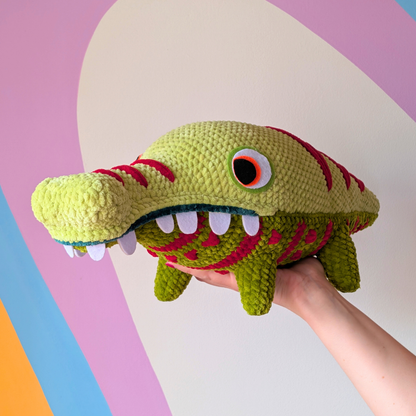Sweet Treat Party Crocodile - Crochet Plush Collectable