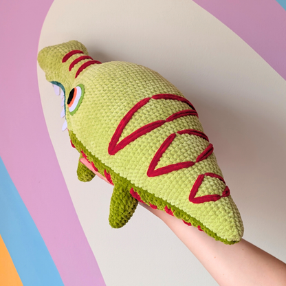Sweet Treat Party Crocodile - Crochet Plush Collectable