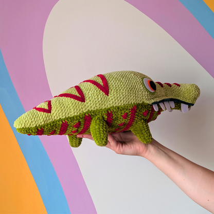 Sweet Treat Party Crocodile - Crochet Plush Collectable